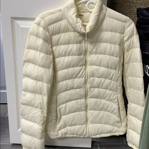cream lightweight jacket